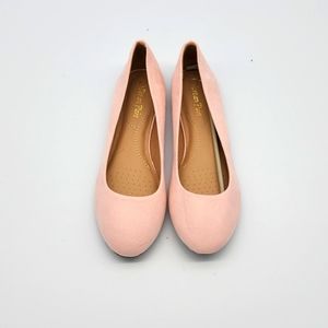 Dream Pairs Womens Shoe Ballet Light Faux Suede Low Heels Flat